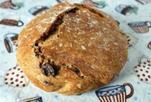 Whole Wheat (No Knead) Olive Bread by Masterchef Jenny