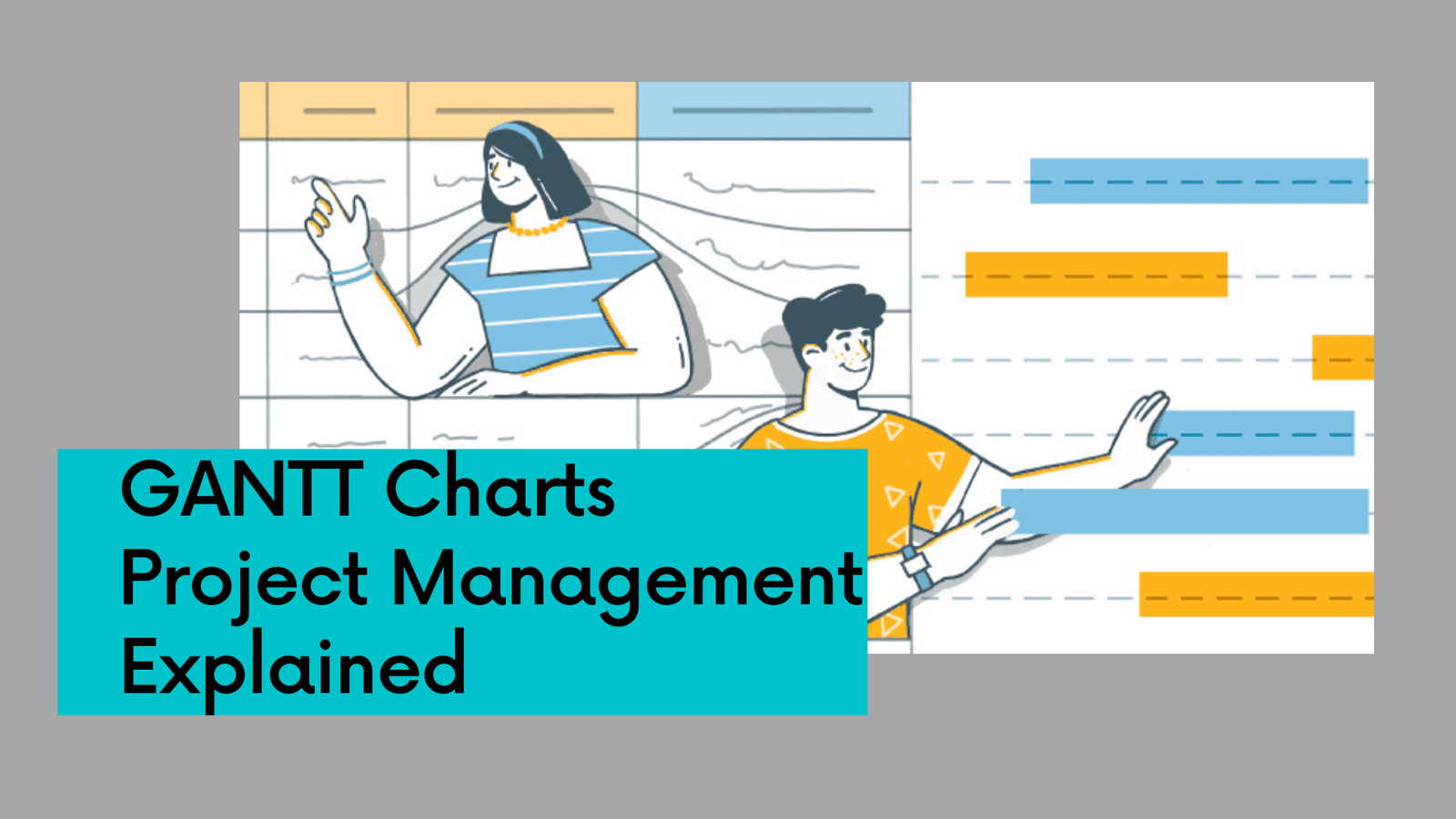 GANTT Charts Project Management Explained Online in Excel Image