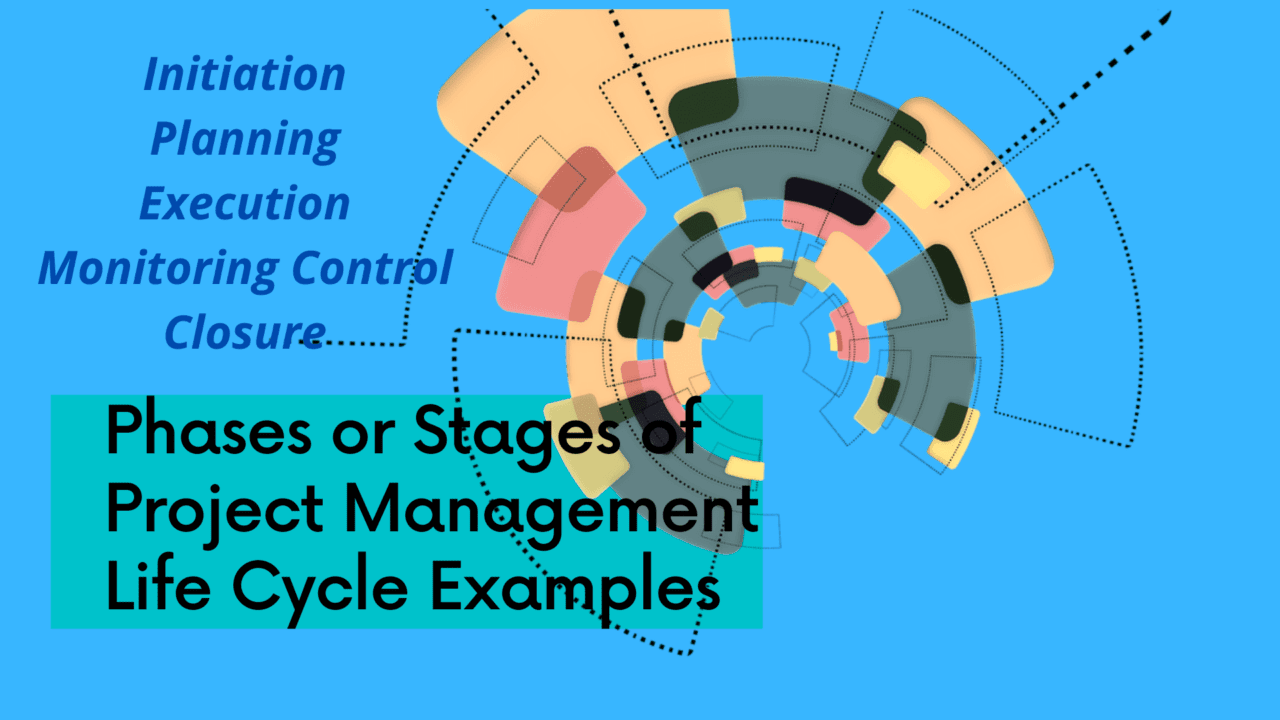 Phases or Stages of Project Management Life Cycle Examples Image