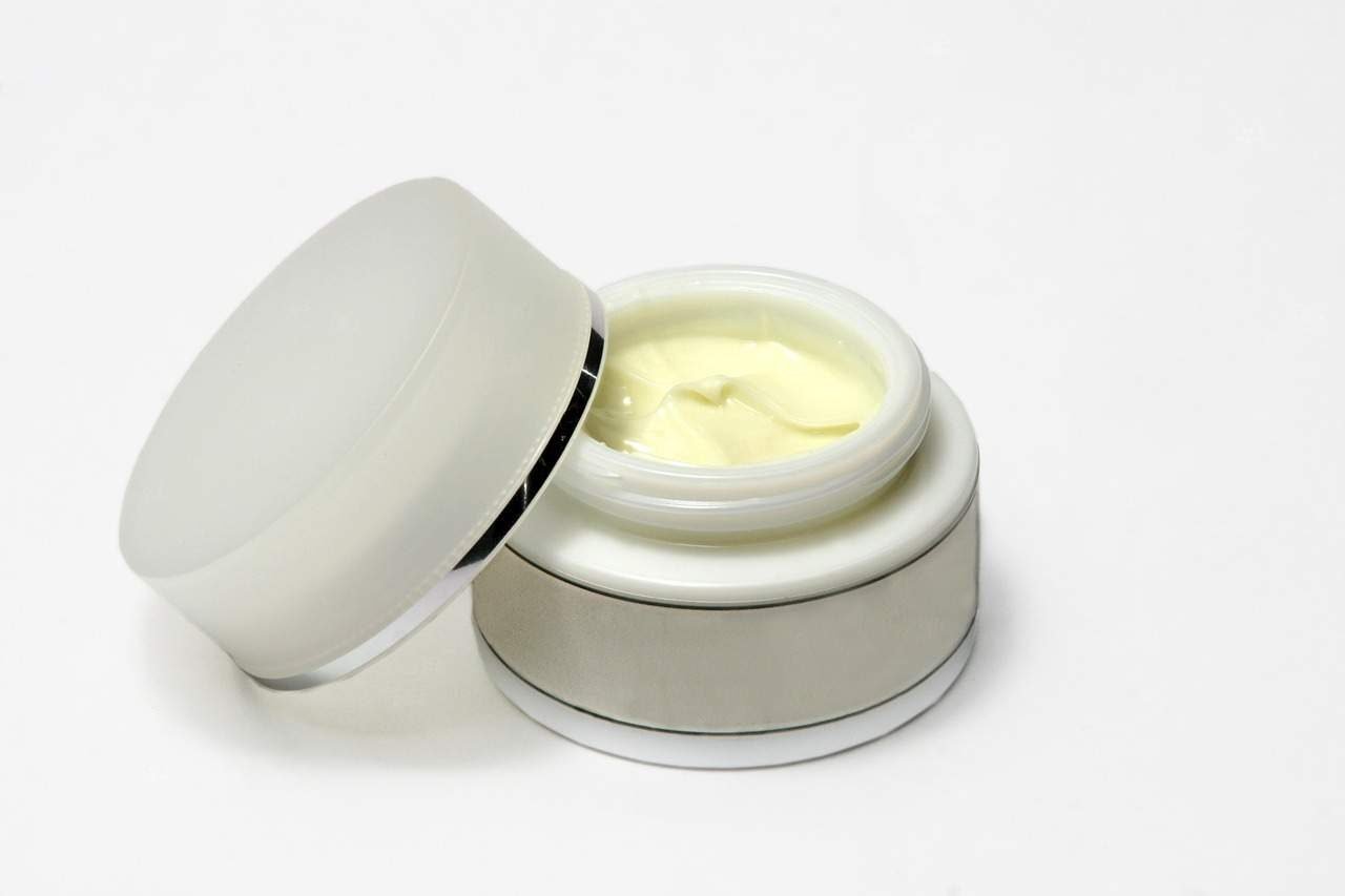 Cream Can Cosmetics lid Fragrance