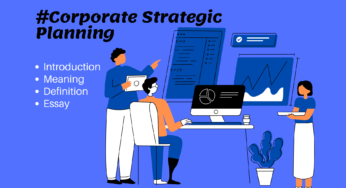 What is the Meaning of Corporate Strategic Planning Image