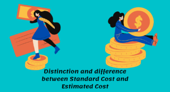 Standard Cost and Estimated Cost Difference