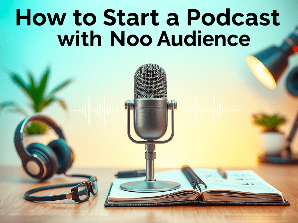 How to start a podcast with no audience