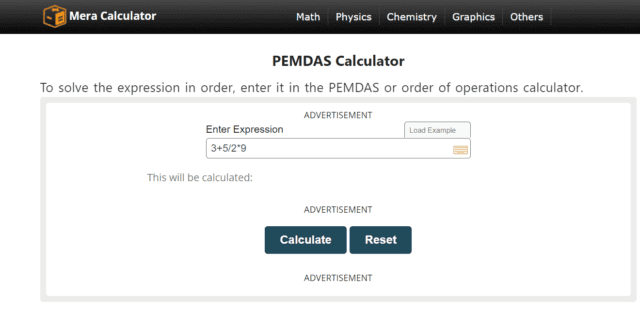 PEMDAS Calculator