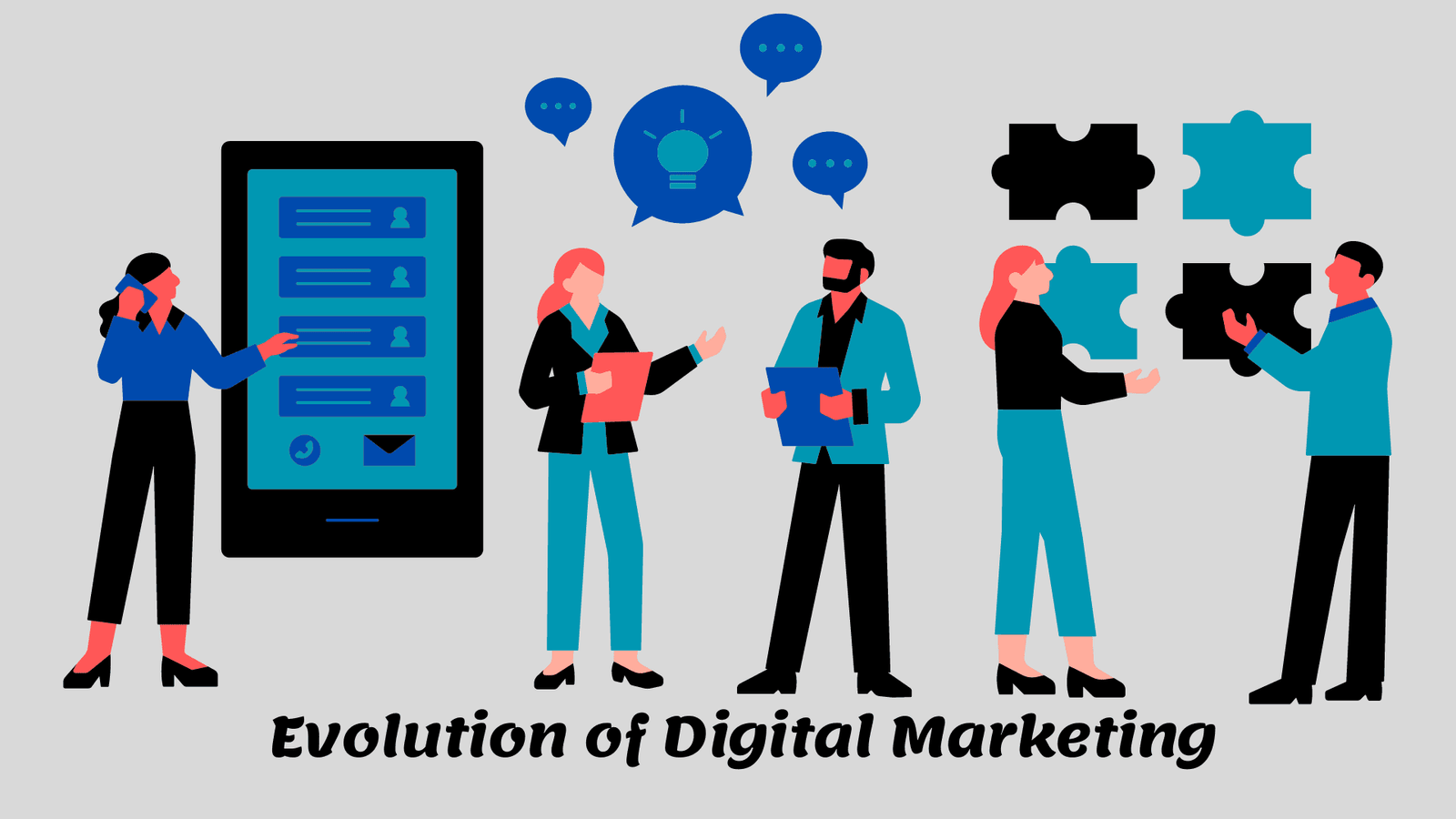 The Evolution of Digital Marketing Unleashing the Power of the Digital Age Image