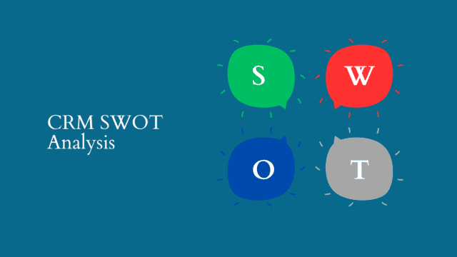 CRM SWOT Analysis and Competitive Strategy Image